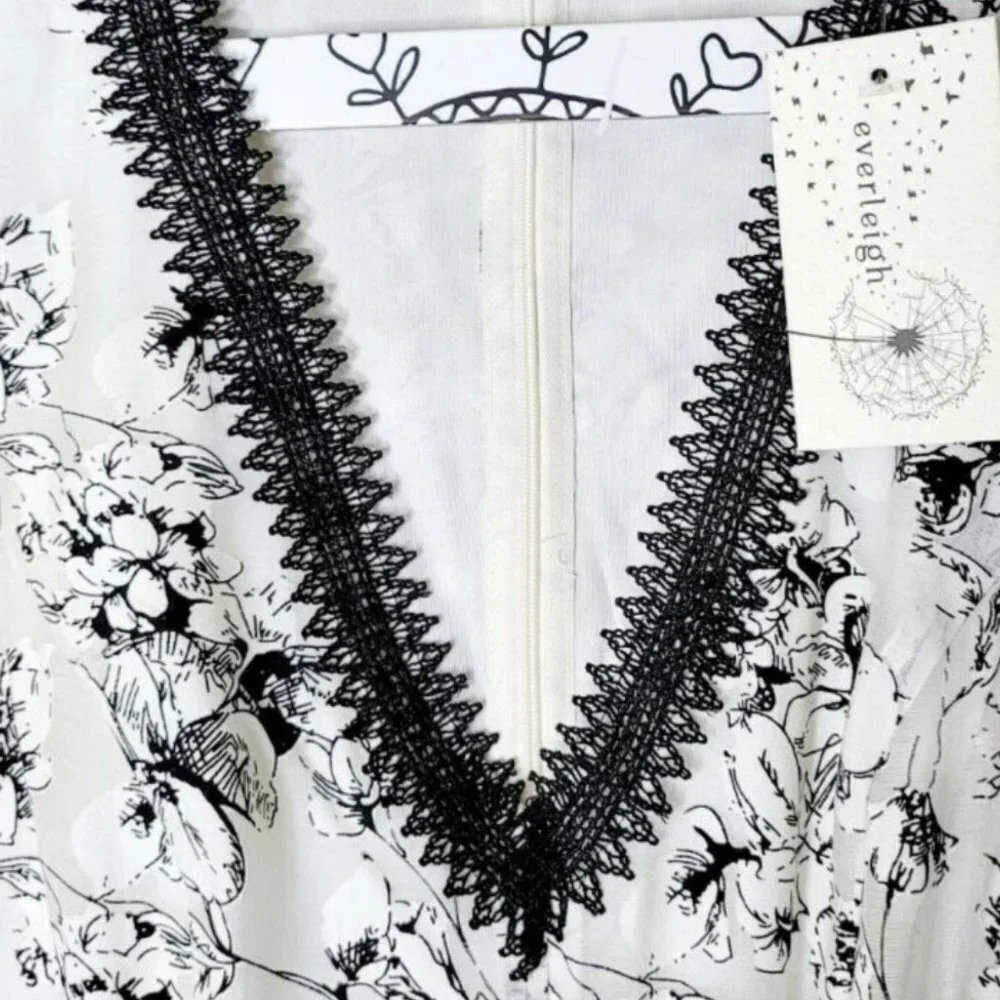 NWT Everleigh V-Neck Sleeveless Dress (L) - Picture 9 of 10